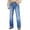 Navy, variant on Women's Straight Leg Jeans High Waisted Stretchy Silm Fit Distressed Denim Pants 2026 Womens Bottoms Dark Blue L