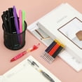 thumbnail image 5 of Uxcell Retractable Gel Pen Refills, 60 Pack Black Rollerball Gel Ink Pens Refills Set, 0.5mm Fine Point for Office Home, 5 of 7