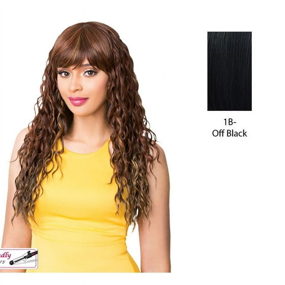 Iron Friendly Quality Wig 2020 Q Ariel,Off Black