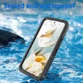 thumbnail image 3 of For Pixel 10 Pro XL Waterproof Case, Shockproof Protection Phone Cover for Google Pixel 10 Pro XL, Full Coverage with Screen Protector, Wireless Charging Compatible, Slim Design, Black, 3 of 7