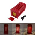 thumbnail image 3 of M Buder Lámpara de Escritorio LED Cabina Telefónica Retro Táctil Regulable Luz Amarilla Iluminación Decorativa Recargable USB Ideal para Dormitorio y Sala, 3 of 9