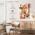 thumbnail image 5 of Elephant Stock Abstract Golf Wall Art - Vertical Canvas Wall Art - Living Room Wall Decor - Sports Canvas - Orange And Beige Decor - 20" x 30", 5 of 8