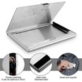 thumbnail image 3 of Metal business card holder Stainless steel business card case Business card case Stainless steel business card case Card case, 3 of 4
