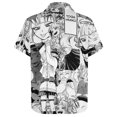 thumbnail image 6 of Himiko Toga Casual Short Sleeve Shirt Lapel Collar Shirt Summer Beach Shirt L, 6 of 8