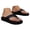 Black, variant on Chunky Platform Flip Flops Stylish Wedge Cloud Slides with Arch Support Waterproof Leather Soft Sole Orthopedic Thong Sandals Beige Size 9.5