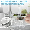 thumbnail image 4 of LotFancy Kitchen Sink Strainer,  4 Pack Stainless Steel Drain Strainer, 4.5 in Large Wide Rim, 4 of 7