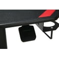 RESPAWN 3010 Gaming Computer Desk Ergonomic Height Adjustable Gaming Desk, in Red (RSP3010