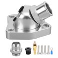thumbnail image 1 of Thermostat Housing Temperature Housing Adjustable Thermostat Housing Car Part Thermostat Housing 180 Degree Swivel Neck Modification Hose Fit For K Series K20 K24 ANGGREK Otros, 1 of 8