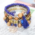 thumbnail image 5 of Pulsera con dijes de cuentas bohemias YONGSHENG multicapa para niñas y mujeres, 5 of 5