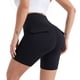 thumbnail image 2 of Pantalones cortos deportivos de cintura alta Sonducket para mujer mallas cortas de gimnasio levantamiento de glúteos y cadera con bolsillo lateral S, 2 of 6