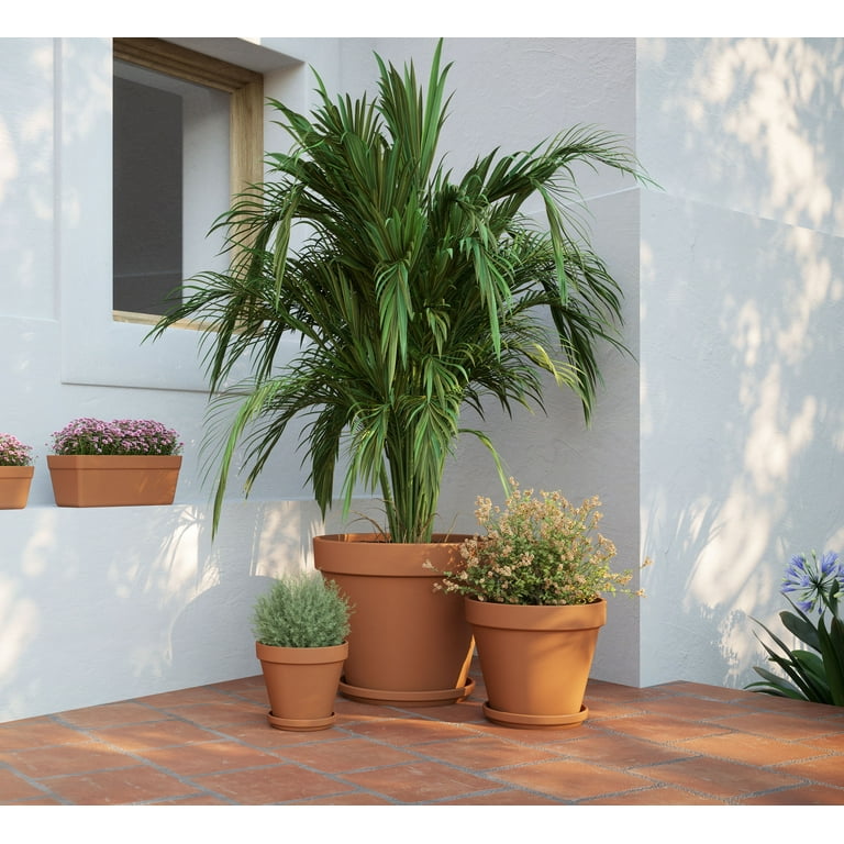 Artevasi 4-Inch Natural Terracotta Clay Pot with Drainage Hole for Plants