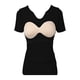 thumbnail image 5 of TaTaai Women's Sports Short Sleeve Top, V-Neck Slim Fit with Chest Mat, Soft Breathable Fabric, Perfect for Spring, Summer and Daily Active Wear Gift, 5 of 9