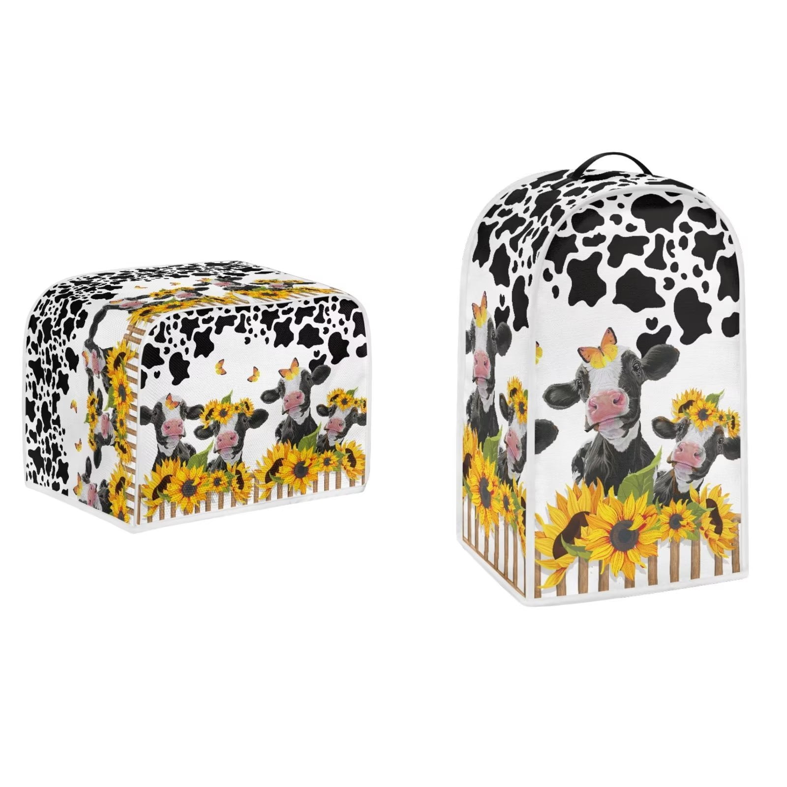 NETILGEN Milk Cow & Sunflowers Blender Dust Cover Kitchenaid Blender