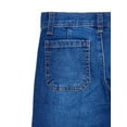 thumbnail image 2 of Wonder Nation Girl's Wide Leg Cargo Jeans, Sizes 4-18 & Plus, 2 of 3