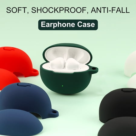 Xinyolin Earphone Case Shockproof Soft Silicone Bluetooth-compatible Earbuds Protective Cover for EDIFIER X2/N2PODS
