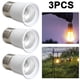 thumbnail image 1 of JShteea 3 Uds E27 A E27 Base Extensión CLF LED Bombilla Adaptador Lámpara Convertidor Enchufe, 1 of 5
