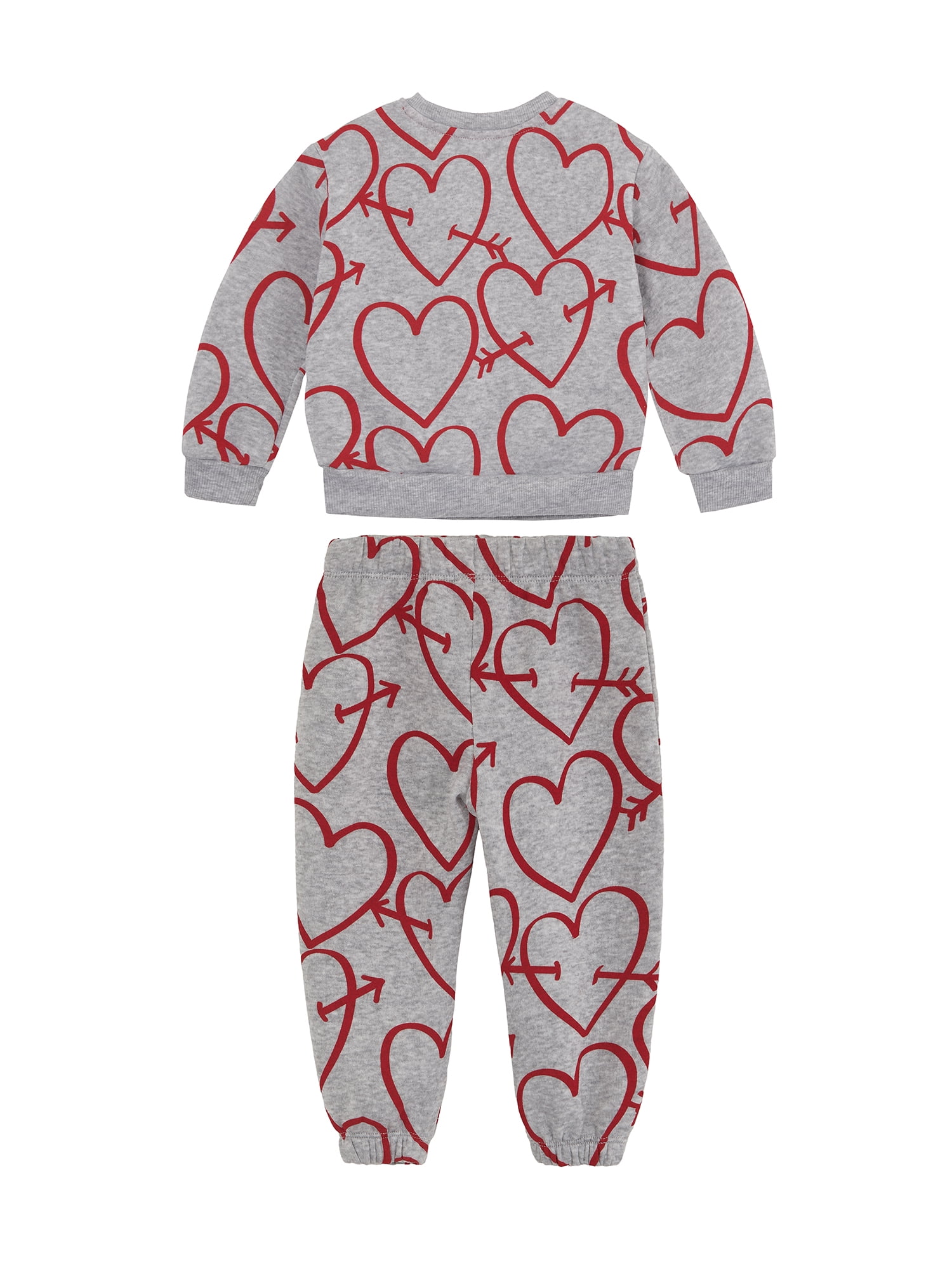 Way To Celebrate Baby & Toddler Valentine's Day Jogger Set, Sizes 0M-5T