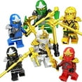 thumbnail image 2 of Set de 18 Minifiguras de la Serie Guerreros Ninja – Figuras de Acción de Bloques de Construcción DIY para Niños y Coleccionistas, 2 of 9