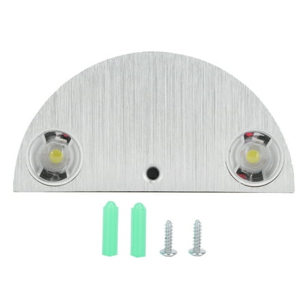 

Big sale 9W Wall Lamp Modern Semicircle Decorative Light for KTV Bar Exhibition Hall Pure White 85265V