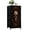 Color 2, variant on Dresser for Bedroom with 4 Storage Drawers Gothic Skull Ornate Black Red Floral Frame Web Dressers Chest of Drawers Steel Framed Fabric Closet Organizers for Dorm Entryway