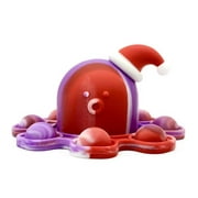 Simple Dimple Fidget Popper Christmas Octopus Shape