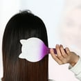 thumbnail image 5 of 1pc Women Cat's Ears Airbag Hair Comb for Straight Curly Thick Wet Hair Purple White ABS TPR, 5 of 6