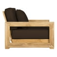 thumbnail image 5 of SAFAVIEH Couture Montford Brazilian Teak Armchair, Natural Teak/Dark Brown, 5 of 11