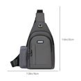 thumbnail image 3 of Chest Bag Men's Waterproof Wearable Cloth Shoulder Slanting Small Backpack Light Crossbody Bag, 3 of 9