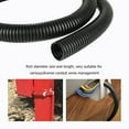 thumbnail image 2 of 10ft Length Polyethylene Split Wire Loom Conduit Tubing Sleeve Organizer Lot, 2 of 5