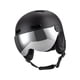 thumbnail image 3 of Casco de snowboard con gafas de esquí, circunferencia de la cabeza ajustable, casco de nieve Negro, 3 of 9