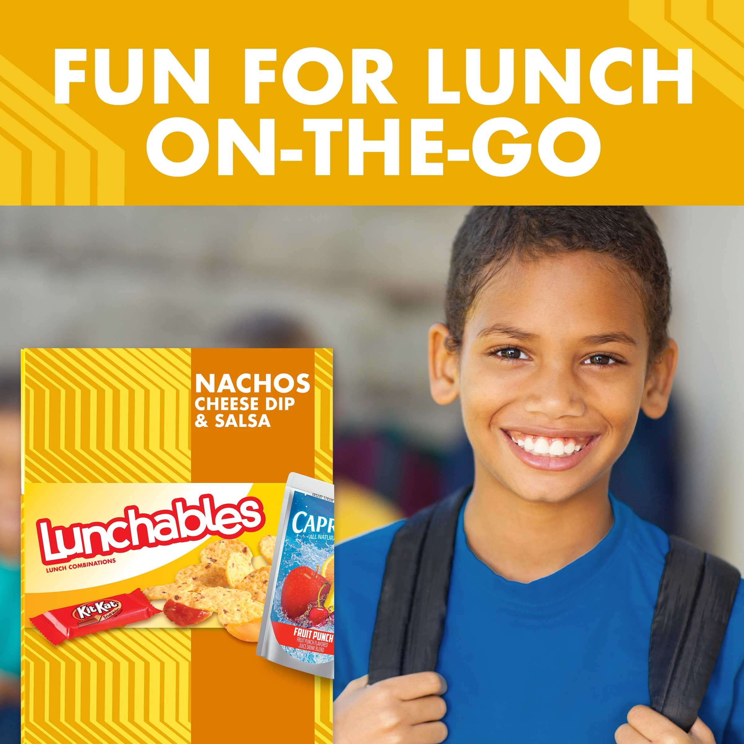 Buy Lunchables Nachos Cheese Dip & Salsa Meal Kit with Capri Sun Fruit