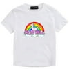 AkoaDa Fashion New Personality Fun Unicorn Children's Print Short Sleeve Casual T-Shirt