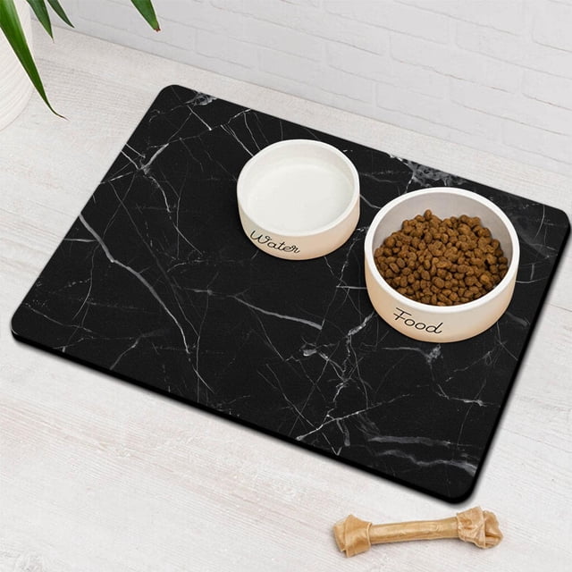 Alfombrillas para Mascotas Bohemias de Secado Rápido y Absorción para Comida y Agua