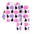 thumbnail image 4 of Miaoju Cotton Halloween Pajamas for 10-12 Front Pumpkin Print Long Sleeve & Long Pants Outfit Cotton Home Pajamas Set 2 Piece Cotton Pajama Sets, 4 of 4