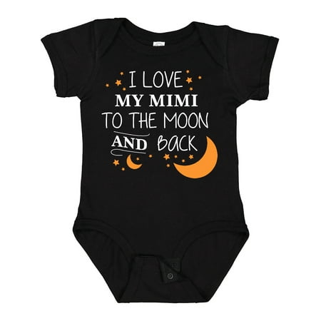 

Inktastic I Love My Mimi to the Moon and Back Boys or Girls Baby Bodysuit