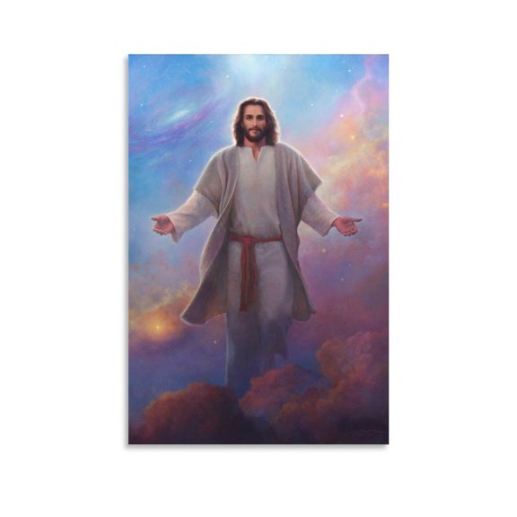 Greg Olsen Print Painting Sacred Space Poster Cool Artworks Painting Wall Art Canvas Prints Hanging Picture Home Decor Posters Gift 08x12inch(20x30cm)