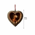 thumbnail image 2 of RKSTN Heart-Shaped Tree Hole Animal Pendant B 8 Cm, 2 of 6