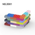 thumbnail image 2 of 20Pcs MOC Compatible Assembles Particles 3001 2x4 For Building Blocks Parts DIY Bricks Bulk Model Educational Tech Parts Toys Purple-20pcs, 2 of 6