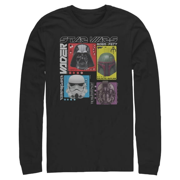 Mens Star Wars Galactic Outlaw Long Sleeve Shirt