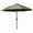 Taupe Fabric, variant on 9 ft. Aluminum Pole Crank Open & Tilt Patio Canopy Umbrella, Navy Fabric