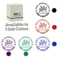 thumbnail image 6 of Printtoo Personalized Teachers&nbsp;Stamp Very Creative! Teachers Name Self-Inking Rubber Stamp Teacher's Remark For School Classroom & Homework Supplies,Blue - 30 x 30 mm, 6 of 6