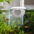 thumbnail image 4 of White Floating Cave with Feeding Ring, Hollow Plastic Breeding Shelter for Cichlid Tank, Deterioration-proof Aquarium Decor for Small Fish, Topliu, 4 of 6