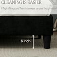 thumbnail image 3 of Miniyam Queen Size Bed Frame with Headboard, No Box Spring, Dark Gray, 3 of 7