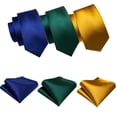 thumbnail image 2 of Set de corbatas Barry.Wang de seda para hombre, 6 unidades, moda de negocios, 2 of 6