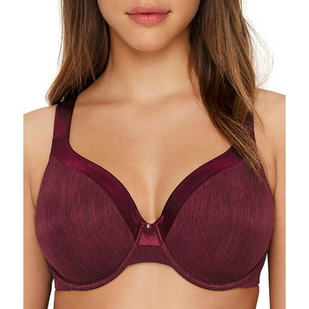 Women s Vanity Fair 76338 Illumination Full Figure Underwire Bra (Steele Violet 38D)