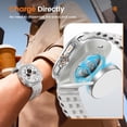 thumbnail image 6 of moogdieeo 3 in 1 Metal Case for Samsung Galaxy Watch Ultra/Ultra 2 Screen Protector 47mm, Stainless Steel Protective Bumper Face, Hard PC Back Cover and 9H Tempered Glass Film for 7 Ultra & 8 Ultra, 6 of 14