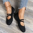thumbnail image 5 of Womens Ballet Mary Jane Flats Slip On Casual Shoes for Women Dressy and Work Shoes with Ankle Strap, 5 of 7