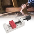 thumbnail image 2 of 50mm Mini Aluminum Flat Clamp Table Bench Vise Drill Press Vice Fixing Tool Table pliers, 2 of 9