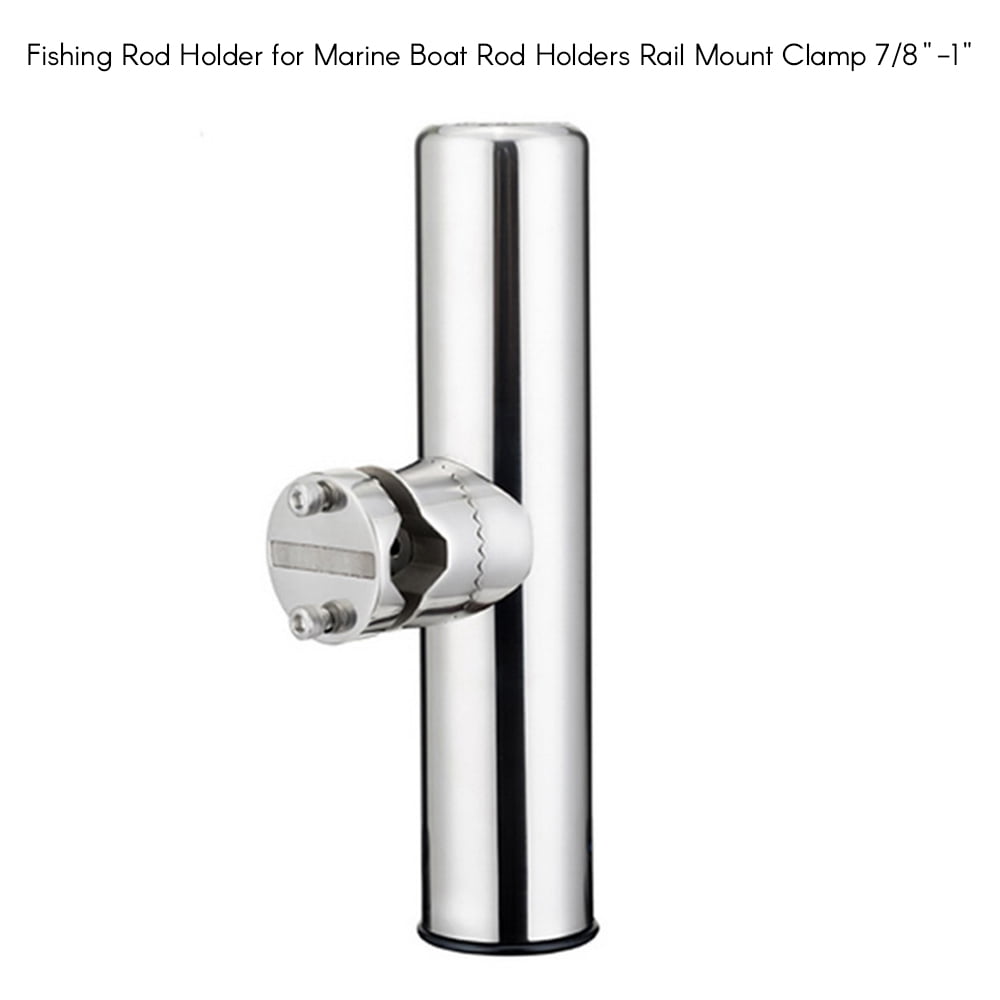 304 Stainless Steel 10" Boat Fishing Rod Holder Side Mount for Marine Yacht
