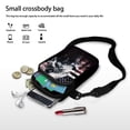 thumbnail image 7 of HELLHERO Wolf American Flag Pattern Shoulder Bag Lightweight Polyester Women 4.33x1.97x7.09 for Daily Use, 7 of 7